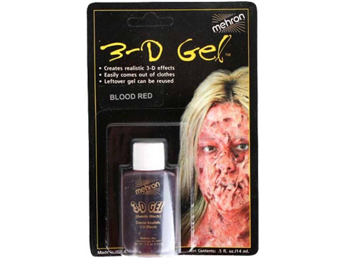 ג׳ל תלת מימד לאיפור אפקטים מיוחדים של מירון