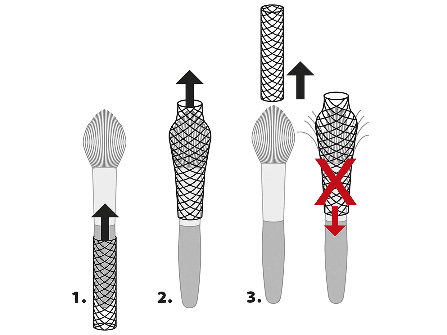 שרוול לכיסוי ולשמירת מברשות של דה וינצ’י