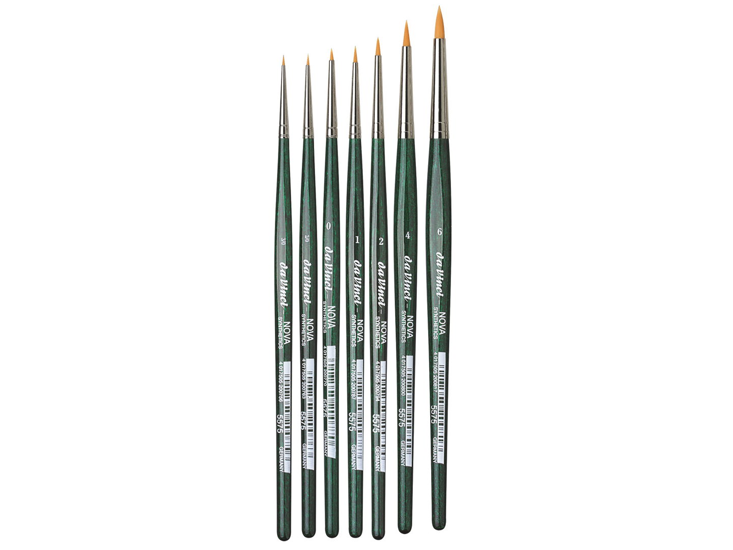 Da Vinci Extra Short Retouching 5575 מכחול מקצועי לציורי פנים של דה וינצ'י