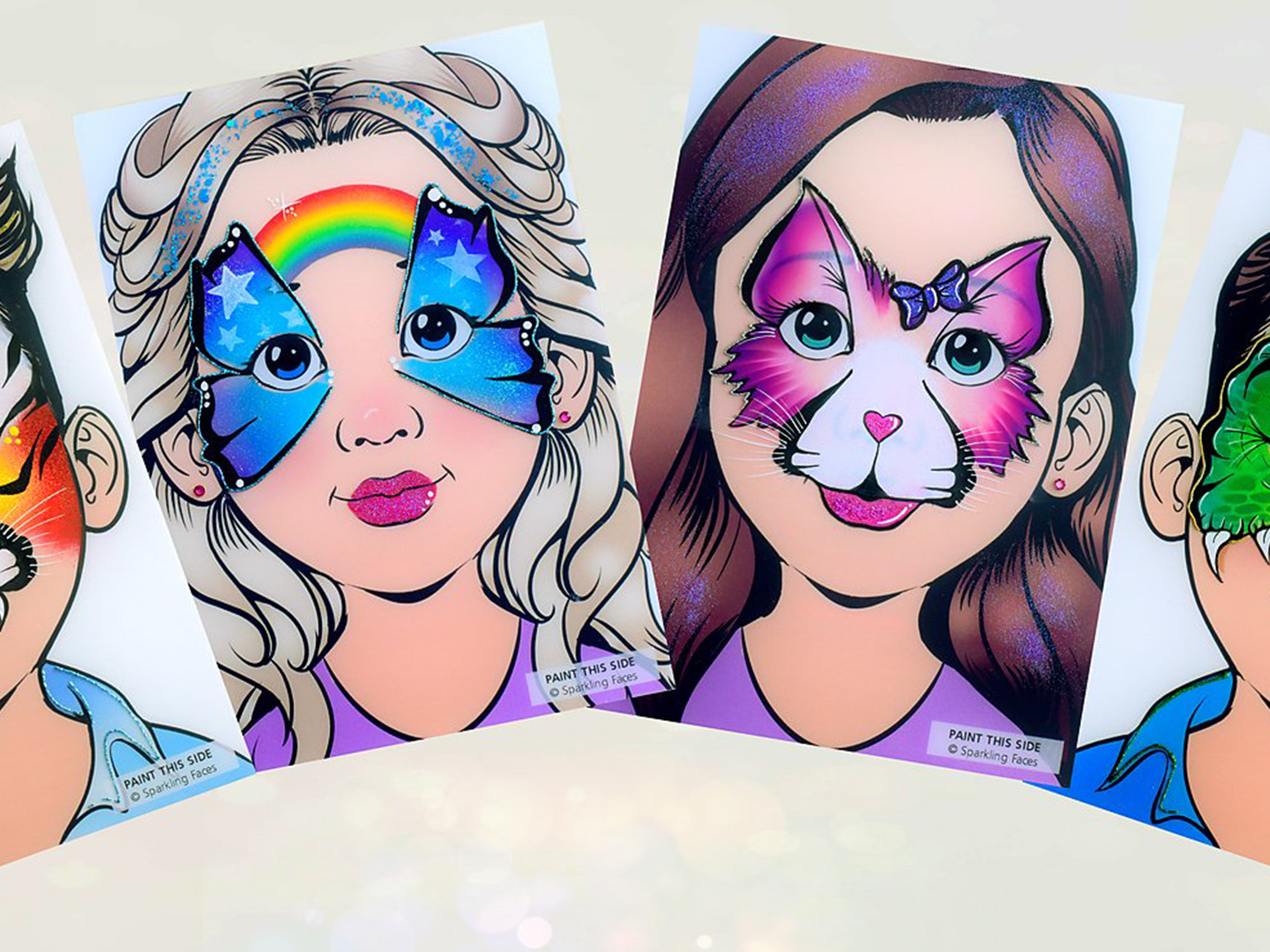 לוח תרגול רב-פעמי לציורי פנים של סבטלנה קלר