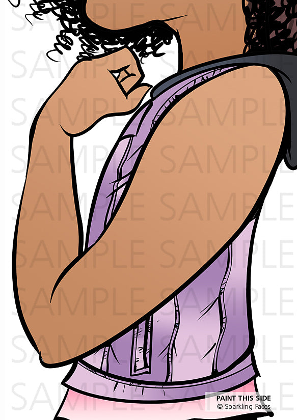 לוח תרגול רב-פעמי לציורי פנים של סבטלנה קלר