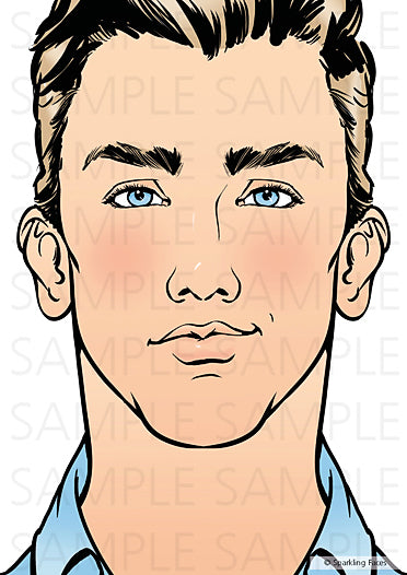 לוח תרגול רב-פעמי לציורי פנים של סבטלנה קלר