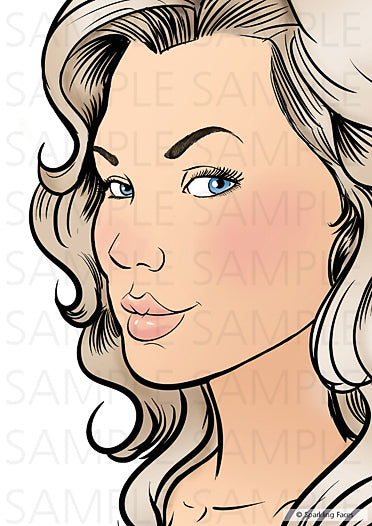 לוח תרגול רב-פעמי לציורי פנים של סבטלנה קלר