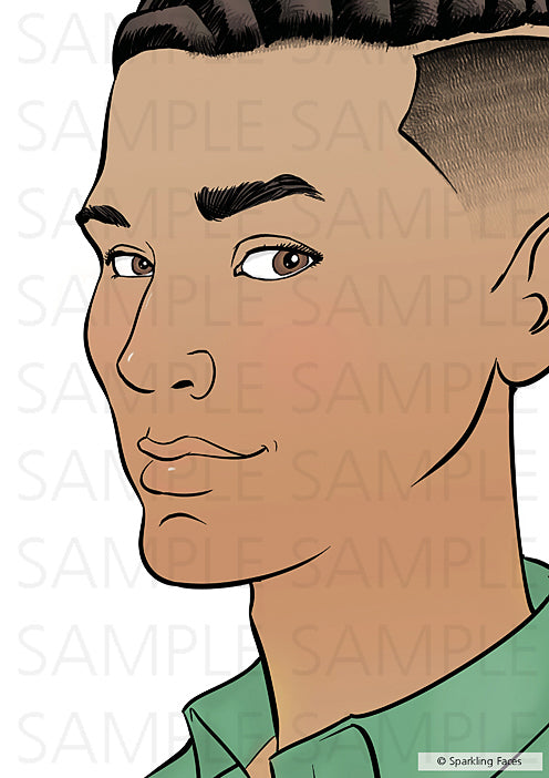 לוח תרגול רב-פעמי לציורי פנים של סבטלנה קלר