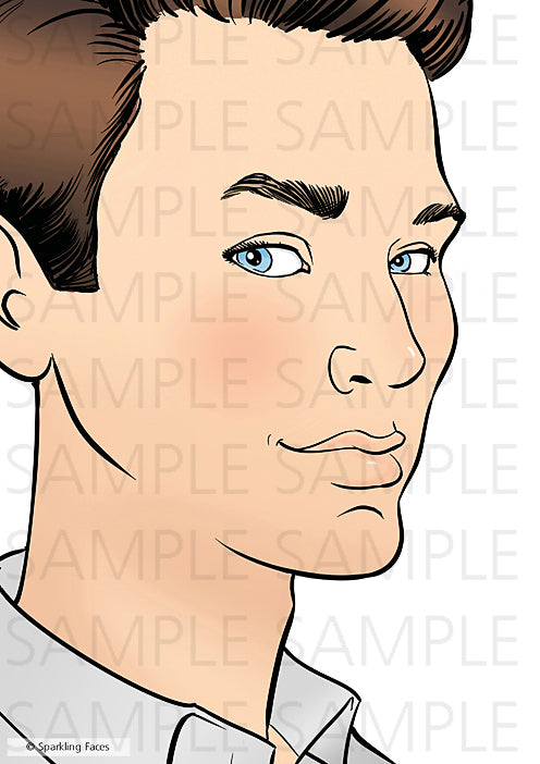 לוח תרגול רב-פעמי לציורי פנים של סבטלנה קלר