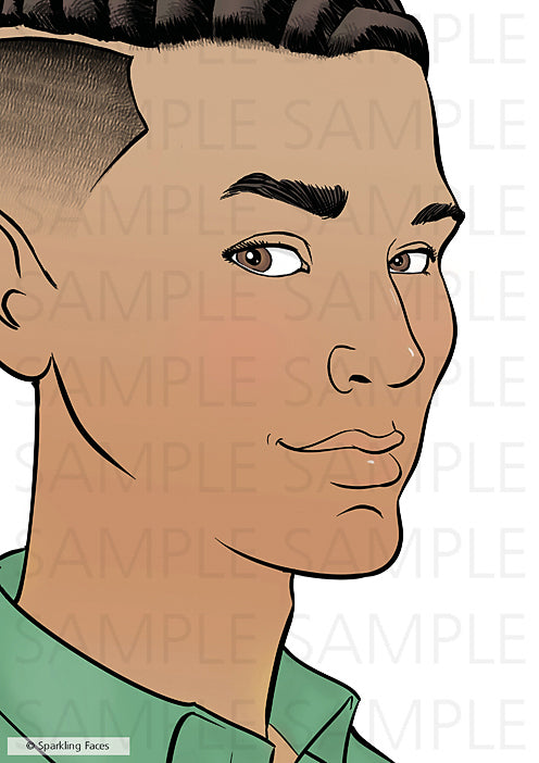 לוח תרגול רב-פעמי לציורי פנים של סבטלנה קלר