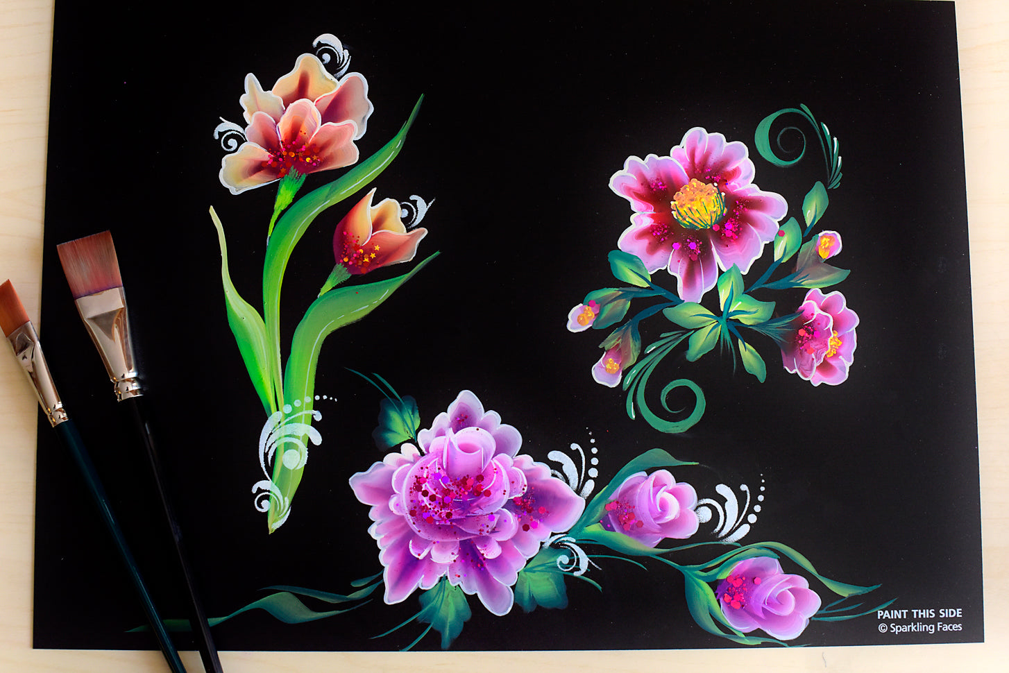 לוח תרגול רב-פעמי לציורי פנים של סבטלנה קלר