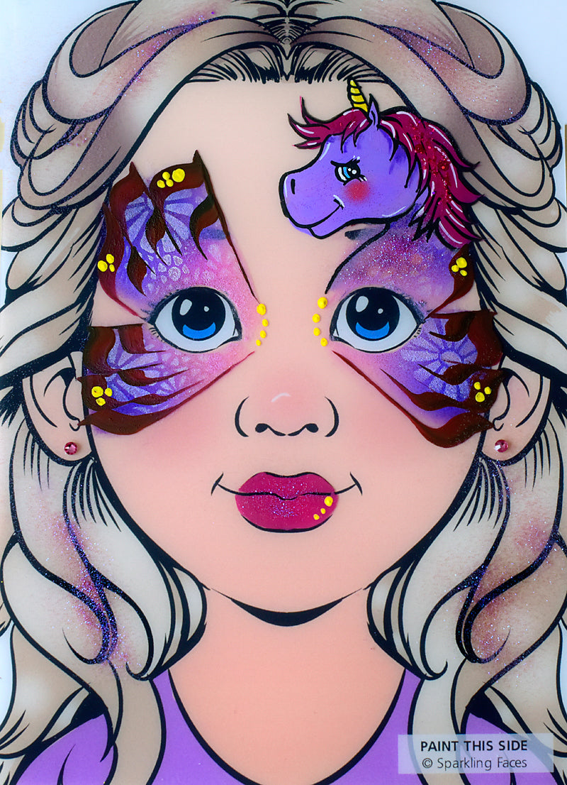 לוח תרגול רב-פעמי לציורי פנים של סבטלנה קלר