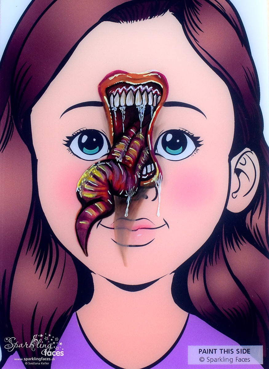 לוח תרגול רב-פעמי לציורי פנים של סבטלנה קלר