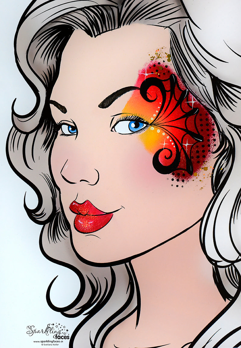 בלוק ציורי פנים לתרגול מהדורת מבוגרים