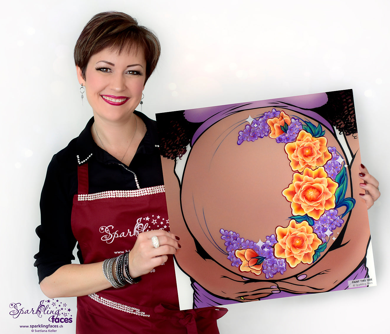 לוח תרגול רב-פעמי לציורי פנים של סבטלנה קלר