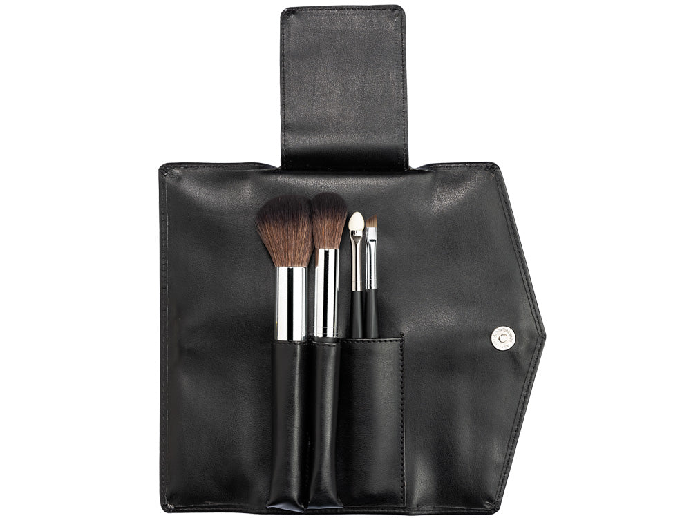 Da Vinci נרתיק עור למברשות איפור