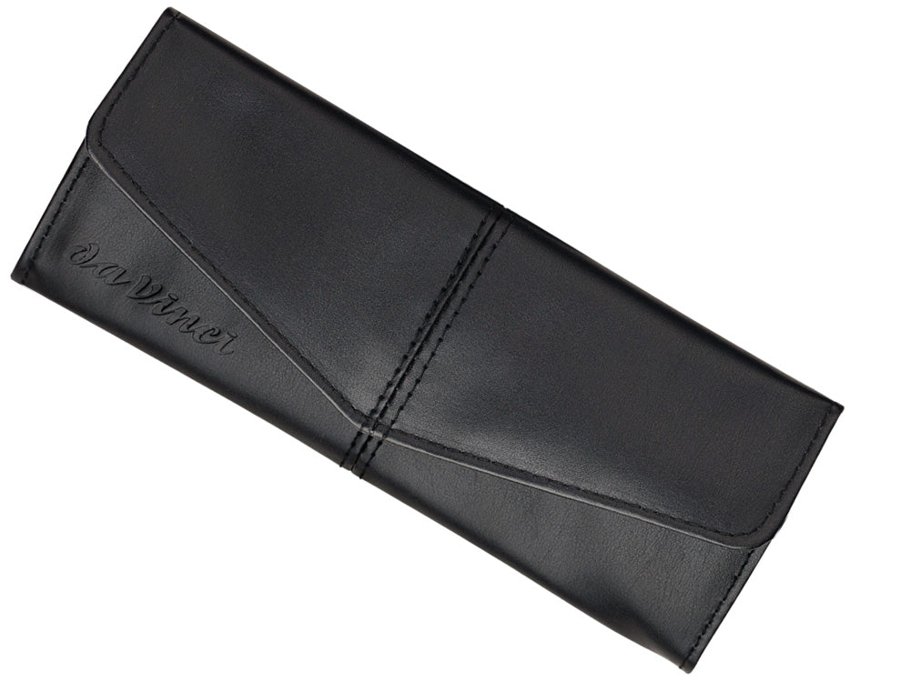 Da Vinci נרתיק עור למברשות איפור