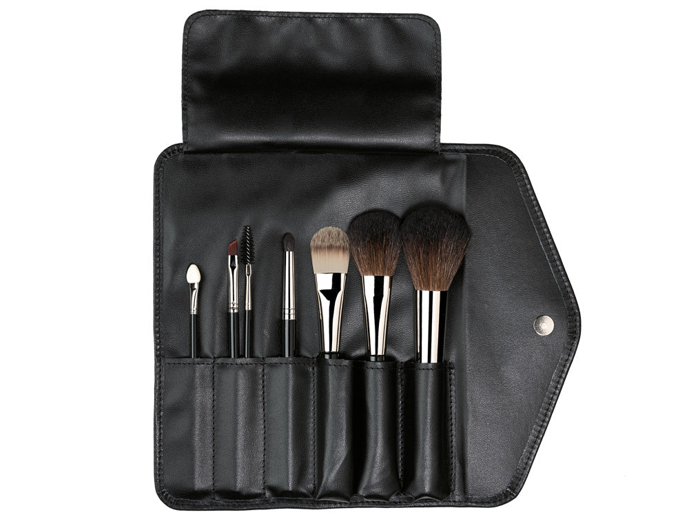 Da Vinci Classic נרתיק עור למברשות איפור