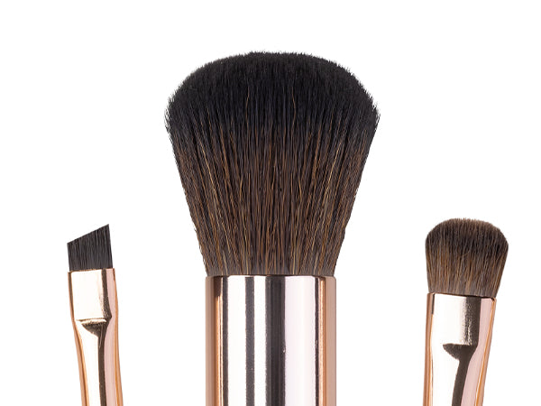 ערכת 3 מברשות איפור | Da Vinci Satin