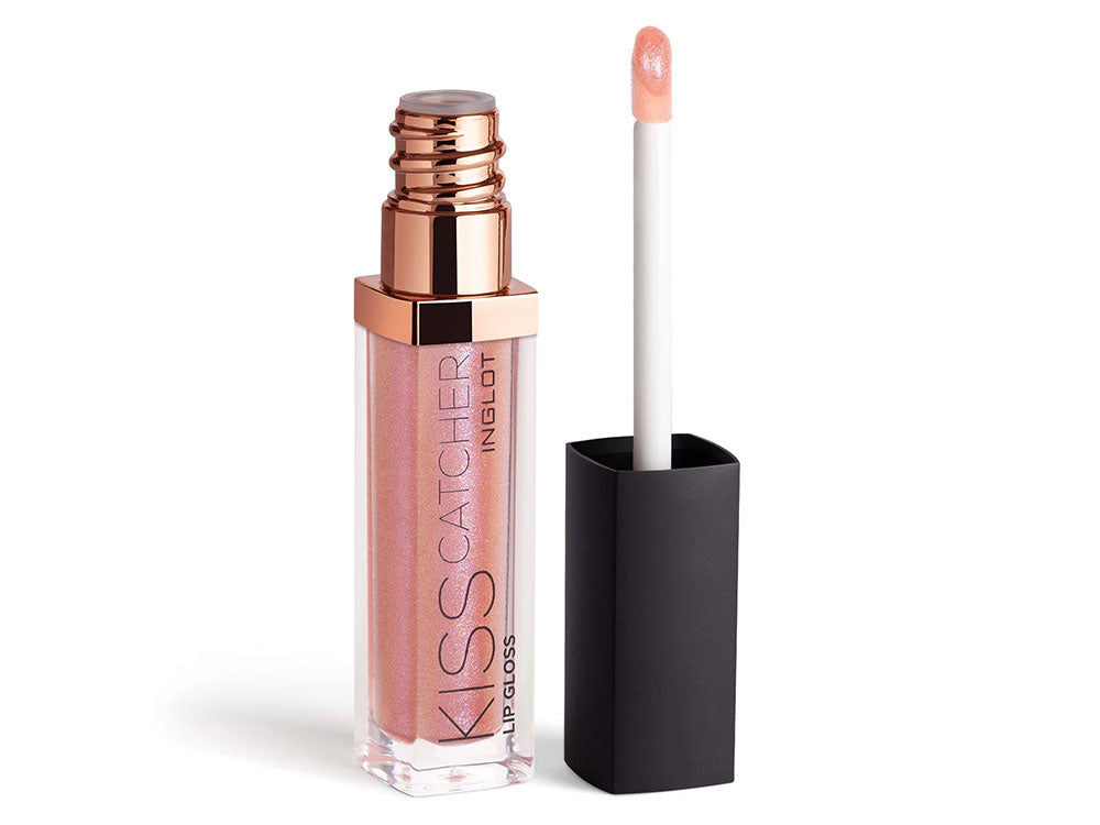 גלוס מבריק עם פיגמנט עדין מבית אינגלוט INGLOT Kiss Catcher Lip Gloss Shimmering