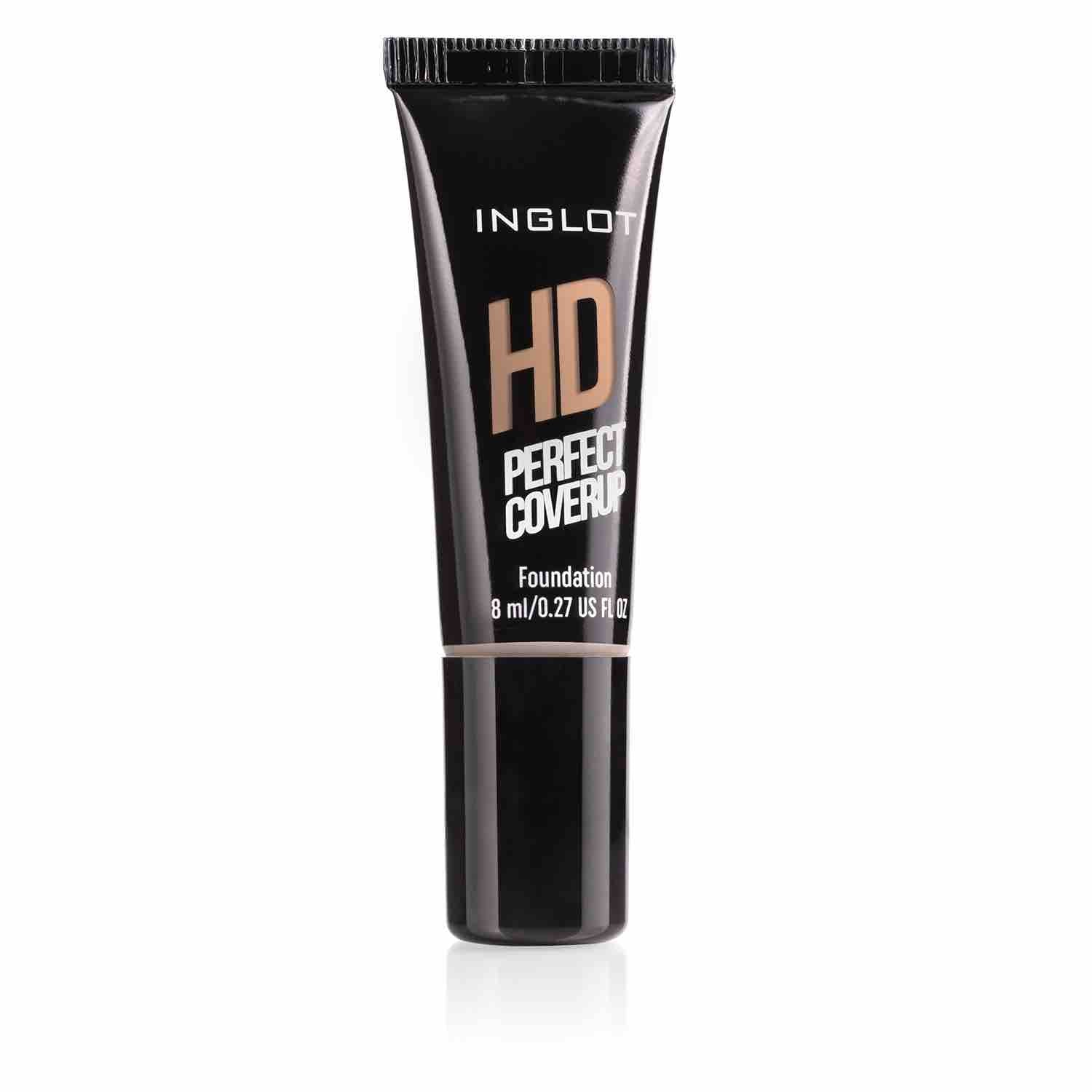 INGLOT HD Perfect Cover Foundation מייקאפ לכיסוי גבוה לאיפור מקצועי מבית אינגלוט