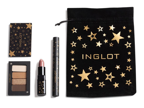Inglot Holiday Dream Makeup Set מארז חגיגי במהדורת כוכבים מיוחדת לאיפור מקצועי מבית אינגלוט