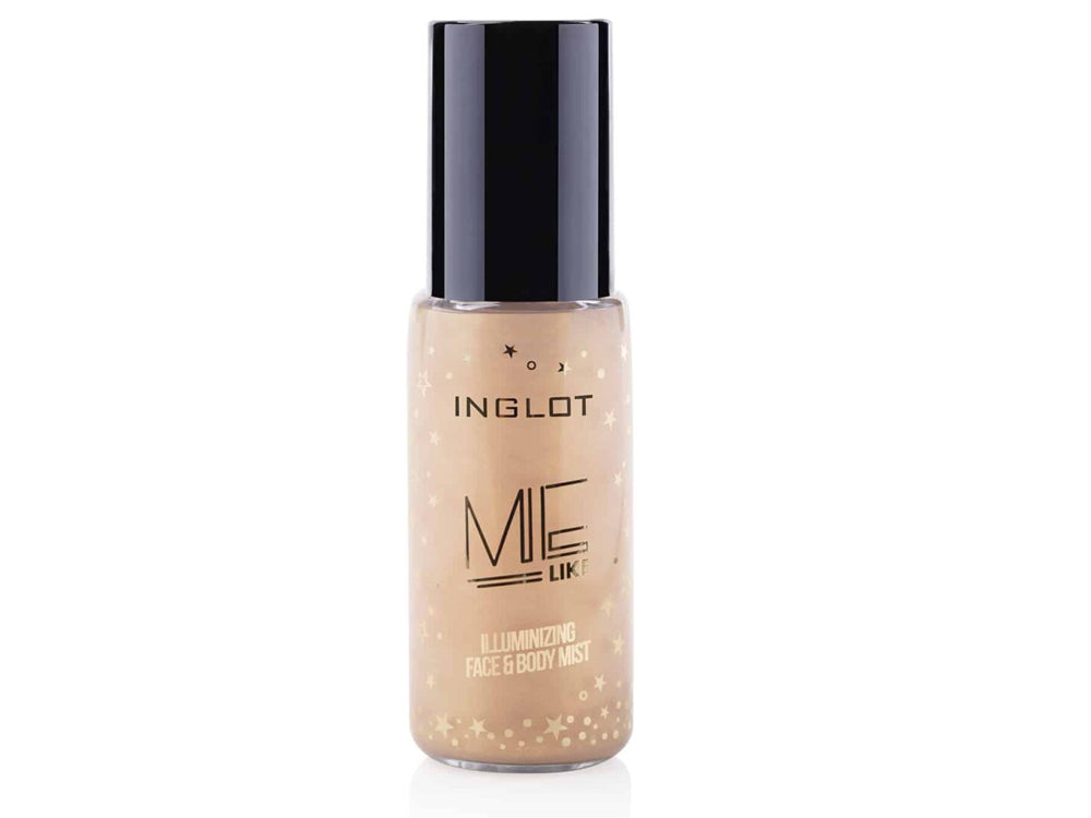 INGLOT ME LIKE ILLUMINIZING FACE & BODY MIST PISCO SOUR תרסיס לפנים ולגוף לאיפור מקצועי מבית אינגלוט