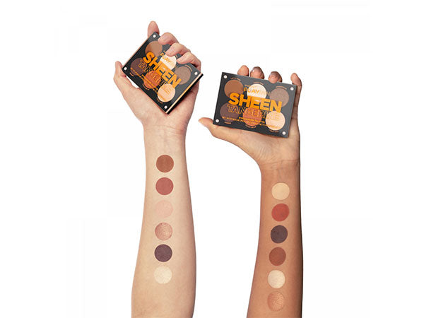 INGLOT Playinn Sheen Tangerine Eye Shadow Palette לפלטה מגנטית ייחודית המכילה 6 צלליות לאיפור מקצועי מבית אינגלוט