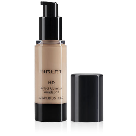 INGLOT HD Perfect Cover Foundation מייקאפ לכיסוי גבוה לאיפור מקצועי מבית אינגלוט
