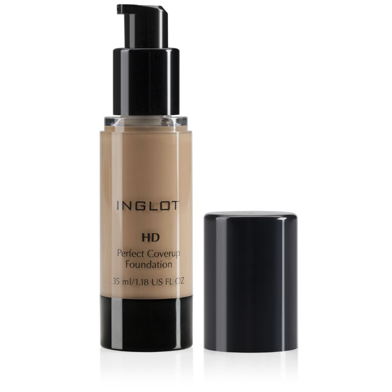 INGLOT HD Perfect Cover Foundation מייקאפ לכיסוי גבוה לאיפור מקצועי מבית אינגלוט
