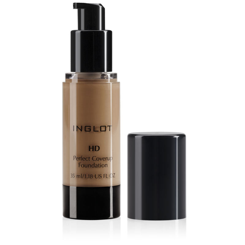 INGLOT HD Perfect Cover Foundation מייקאפ לכיסוי גבוה לאיפור מקצועי מבית אינגלוט