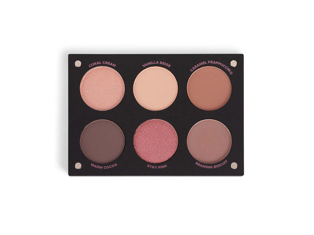 INGLOT Playinn Fizzy Toffee Eye Shadow Palette לפלטה מגנטית ייחודית המכילה 6 צלליות לאיפור מקצועי מבית אינגלוט