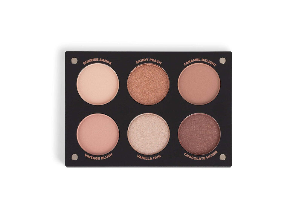 INGLOT Playinn Loca Mocca Eye Shadow Palette לפלטה מגנטית ייחודית המכילה 6 צלליות לאיפור מקצועי מבית אינגלוט