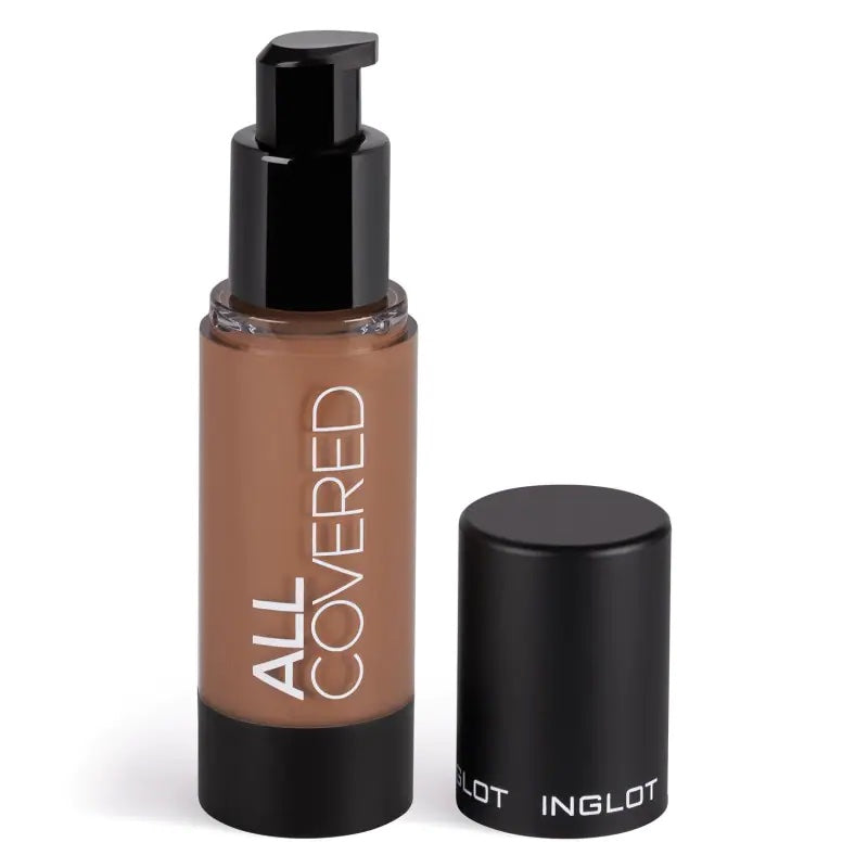 INGLOT ALL COVERED FACE FOUNDATION | מייק אפ עם גימור קורן וטבעי