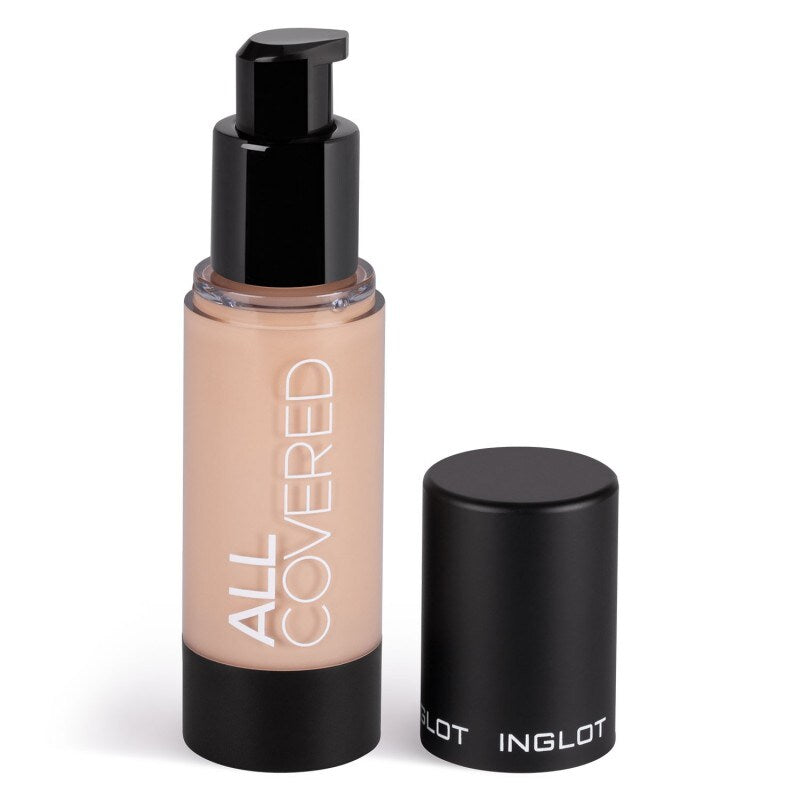 INGLOT ALL COVERED FACE FOUNDATION | מייק אפ עם גימור קורן וטבעי