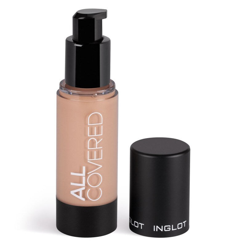 INGLOT ALL COVERED FACE FOUNDATION | מייק אפ עם גימור קורן וטבעי