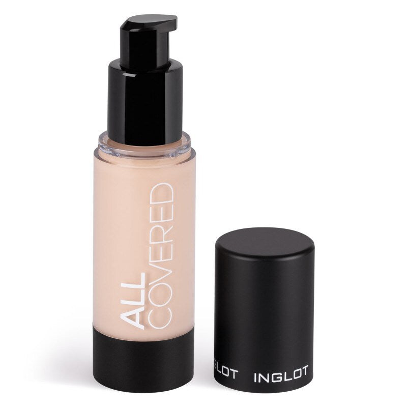 INGLOT ALL COVERED FACE FOUNDATION | מייק אפ עם גימור קורן וטבעי