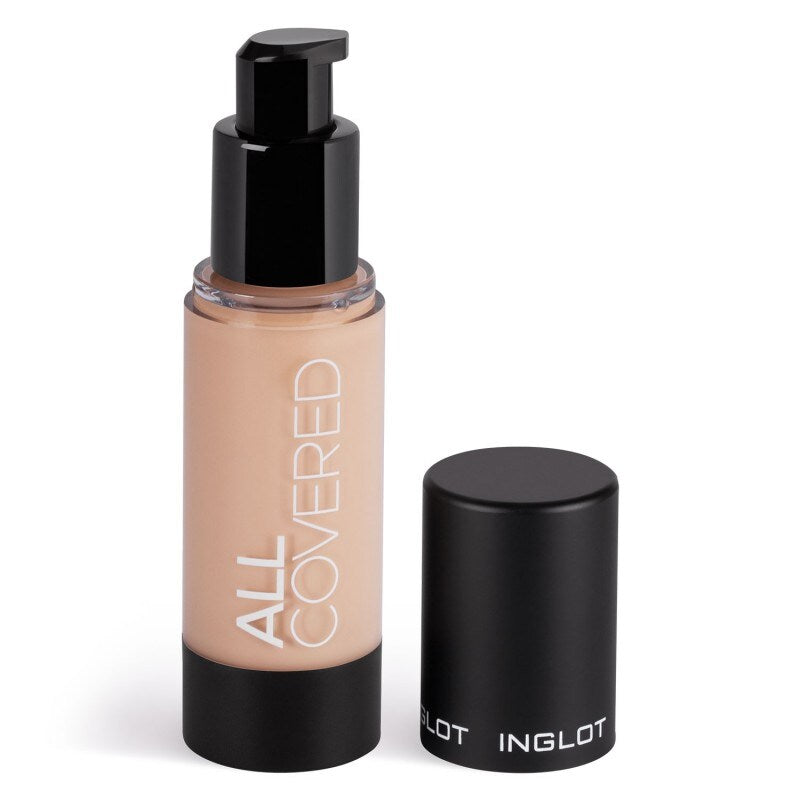 INGLOT ALL COVERED FACE FOUNDATION | מייק אפ עם גימור קורן וטבעי