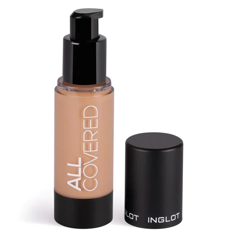 INGLOT ALL COVERED FACE FOUNDATION | מייק אפ עם גימור קורן וטבעי