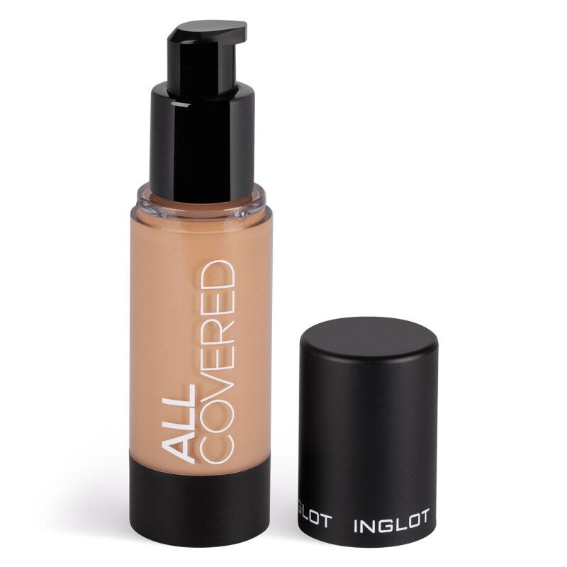 INGLOT ALL COVERED FACE FOUNDATION | מייק אפ עם גימור קורן וטבעי