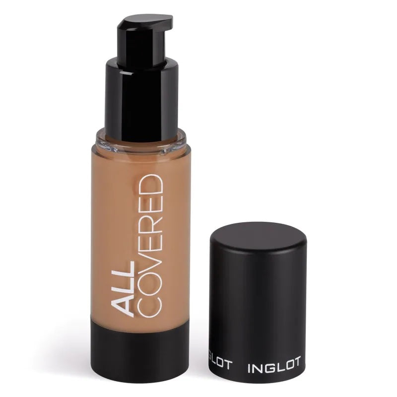 INGLOT ALL COVERED FACE FOUNDATION | מייק אפ עם גימור קורן וטבעי