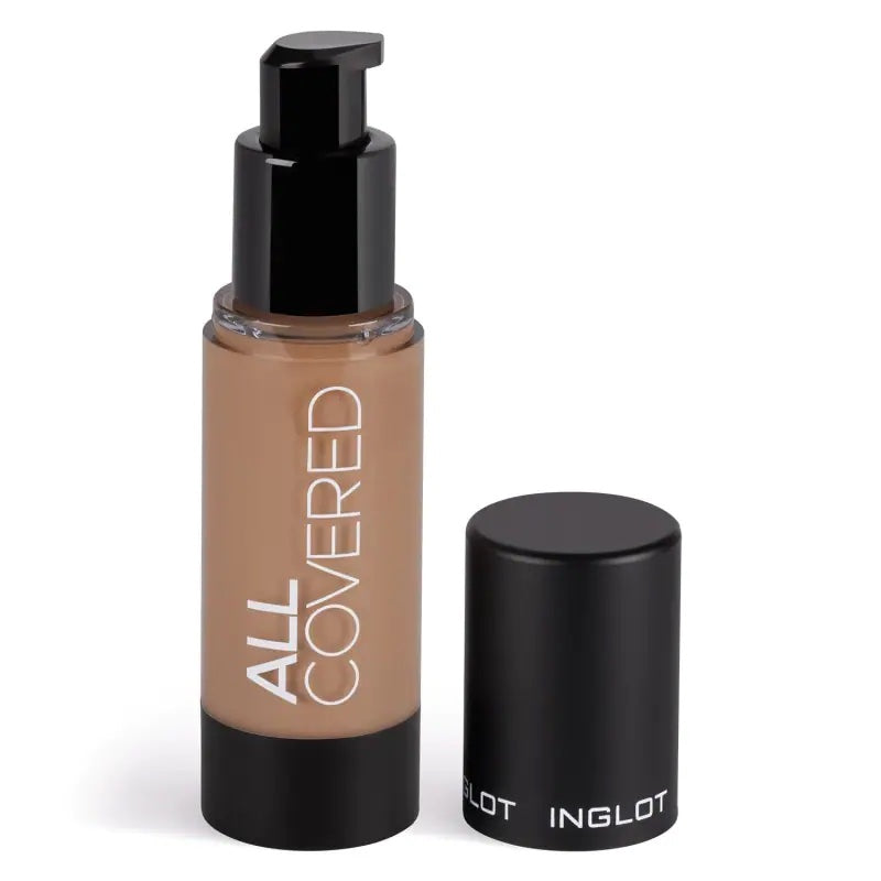 INGLOT ALL COVERED FACE FOUNDATION | מייק אפ עם גימור קורן וטבעי