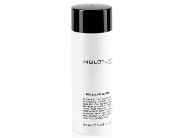 Inglot Lab Micellar Water מסיר איפור מים מיסלרים המנקה את העור ביסודיות מבית אינגלוט