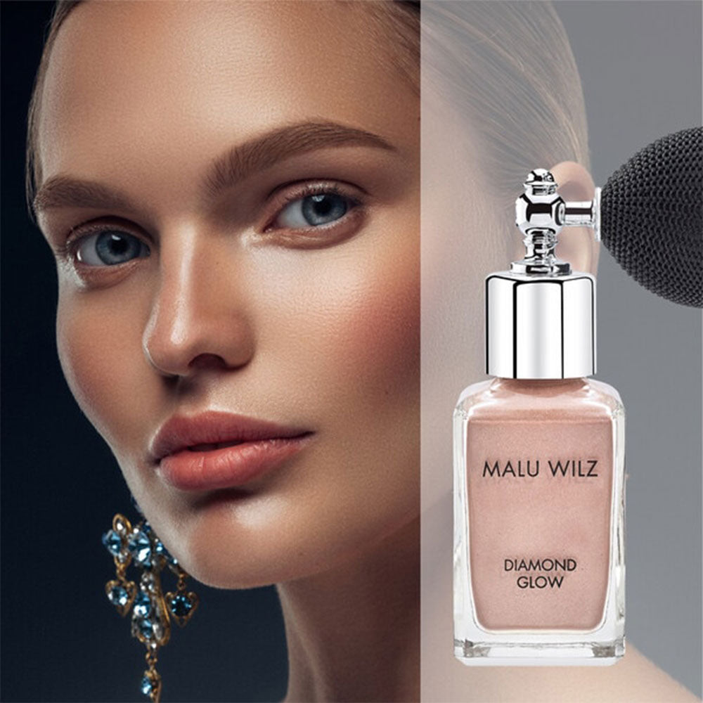 שימר יהלומים לאיפור מקצועי | מלו ווילז Malu Wilz Diamond Glow