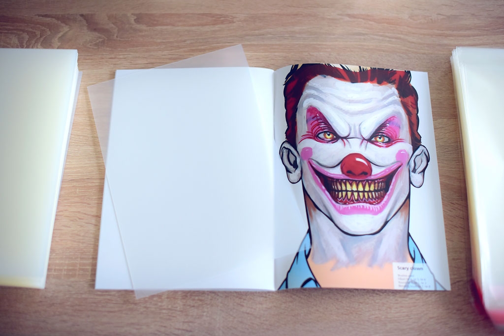 חוברת הדרכה לציורי פנים מהדורת ליל כל הקדושים המפחידים