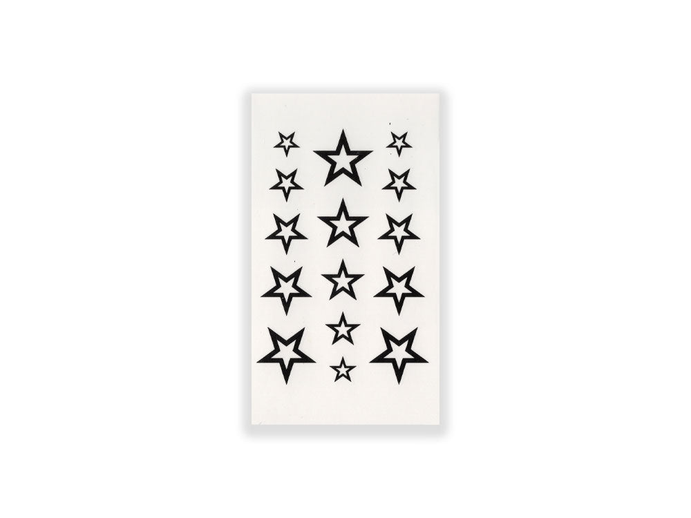 תעתוע קעקוע זמני - כוכבים ריקים