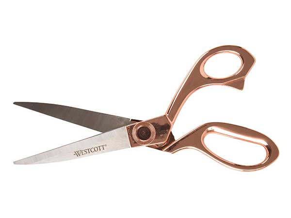 מספריים מקצועיות לעיצוב אופנה בצבע זהב ורוד