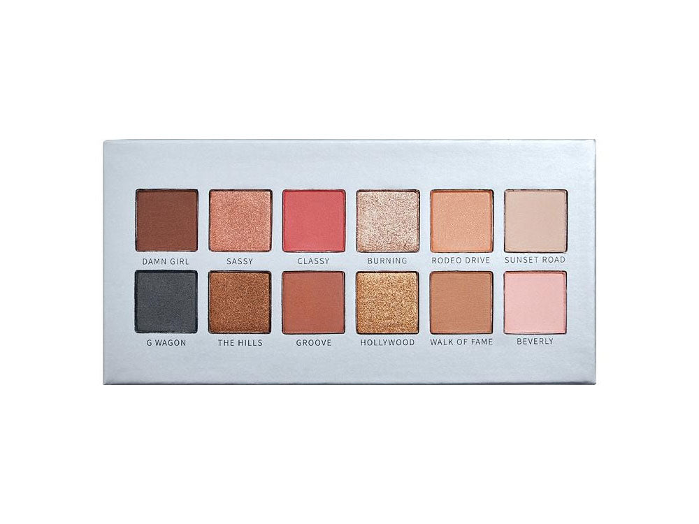 Adah Lazorgan Adah's Nights Palette פלטת הלילות של עדה בגווני הוליווד זוהרים לאיפור מקצועי מבית עדה לזורגן