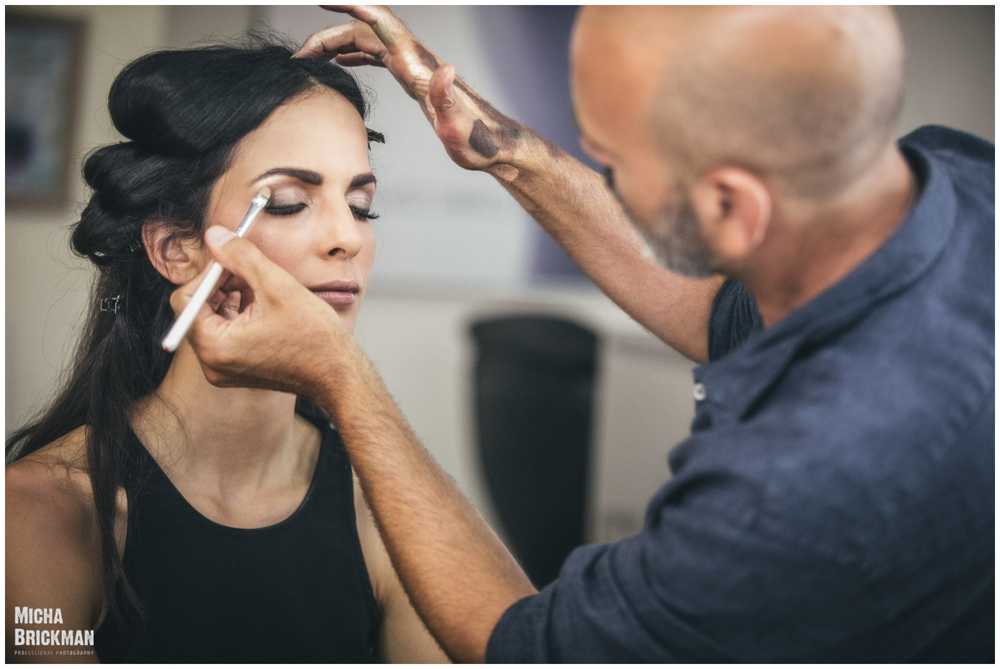 שיעור איפור פרטי עם יוסי ביטון