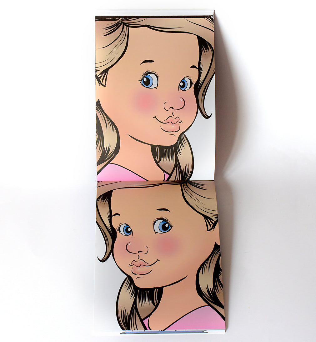 בלוק ציורי פנים לתרגול מהדורת ילדים