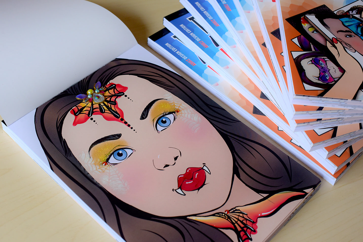 בלוק ציורי פנים לתרגול מהדורת מבוגרים