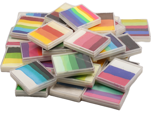 צבע מים מקצועי לציורי פנים וגוף 50ג - קשת של מונקו