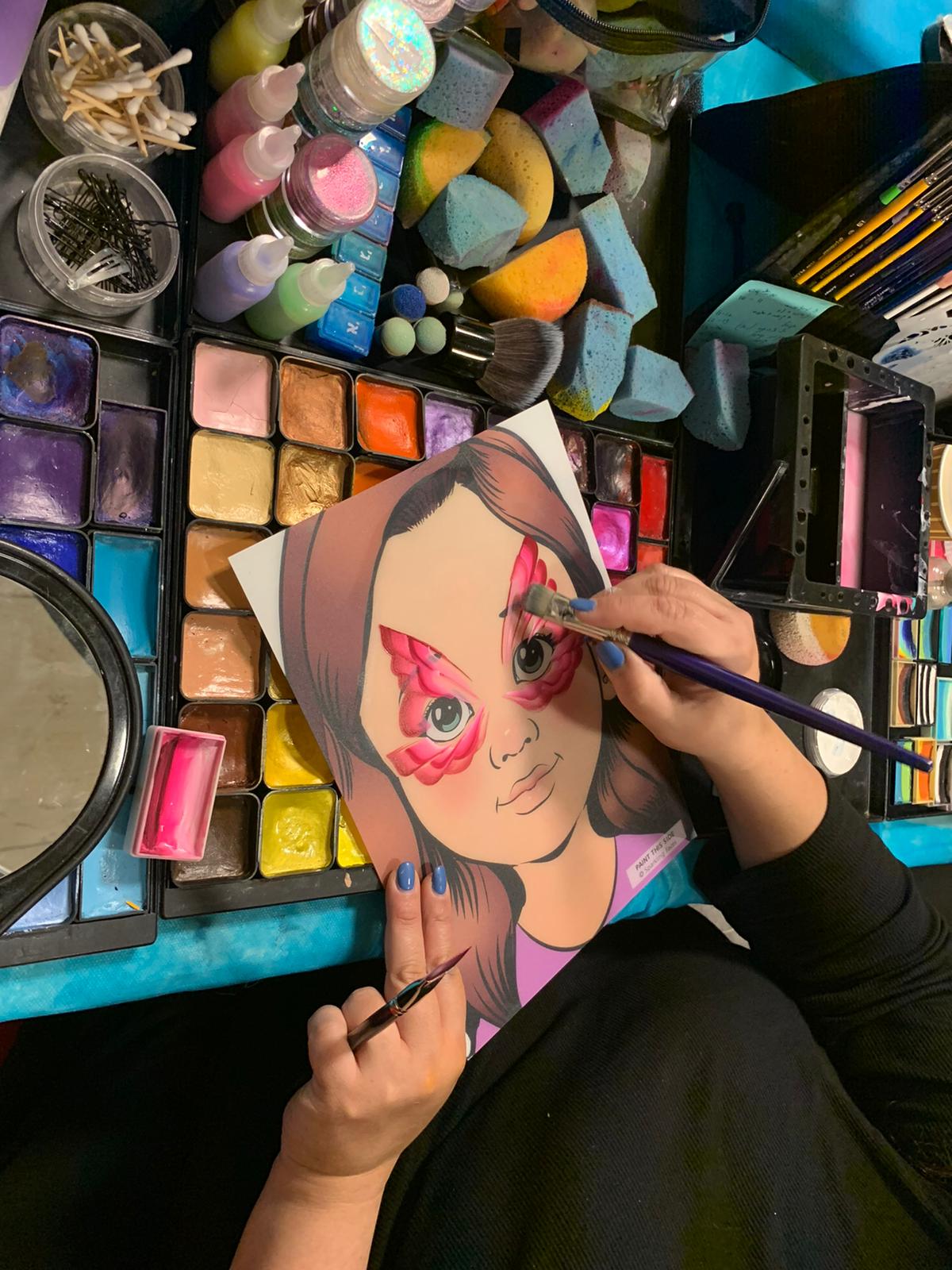 סדנת ציורי פנים | אנה ויסטריך