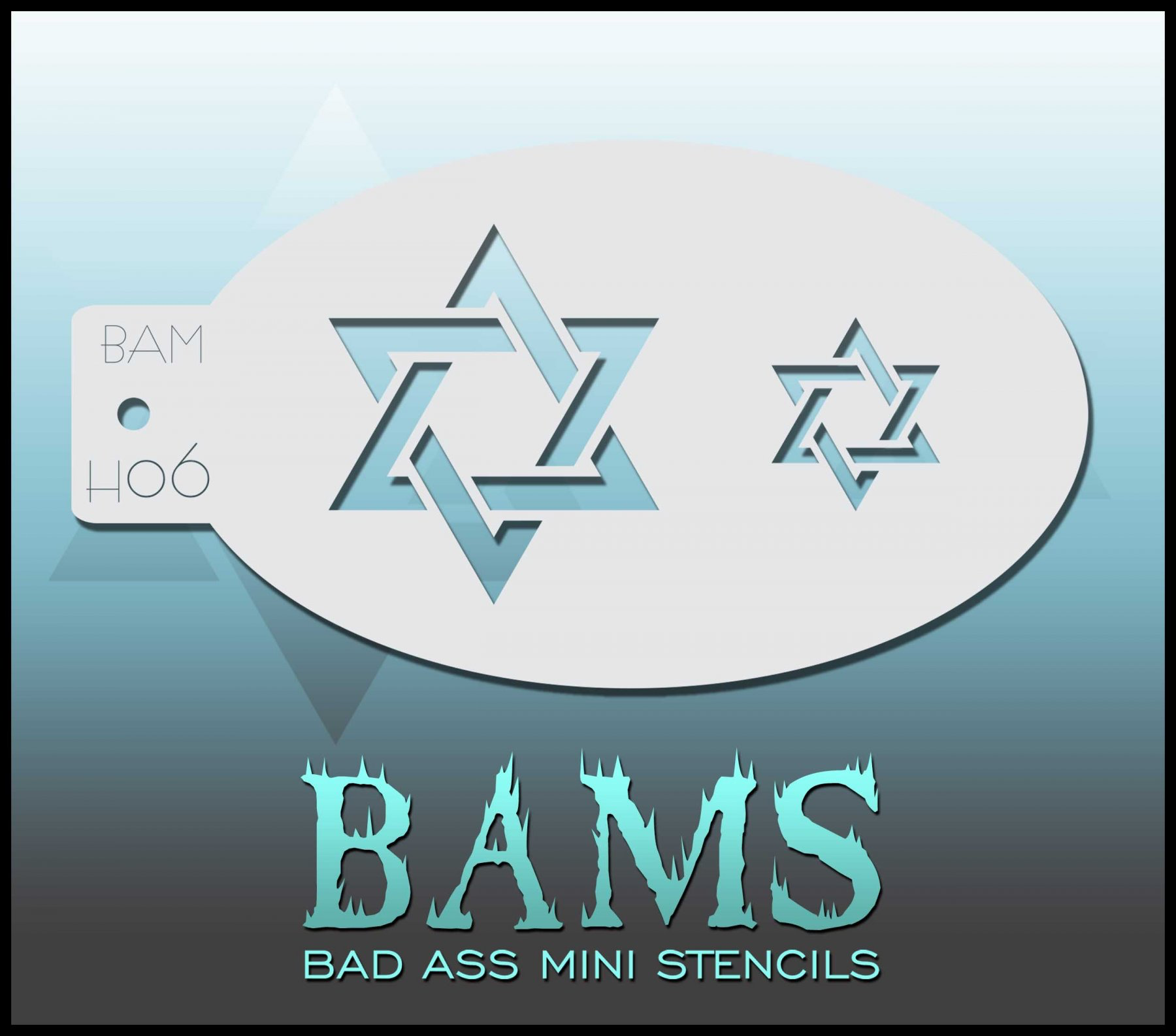 שבלונות לאיפור פנים וגוף BAMS